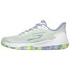 Skechers Viper Court Pro 2.0 Wygodne Sportowe Buty Treningowe Damskie Sneakersy Białe Niebieskie Zielone 172109C-WPW
