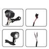 Eenvoudig te Installeren 6V Elektrische Fiets Koplamp 150LUX LED Fiets Koplamp Lamp Metaal ABS Fietslamp Elektrische Fiets