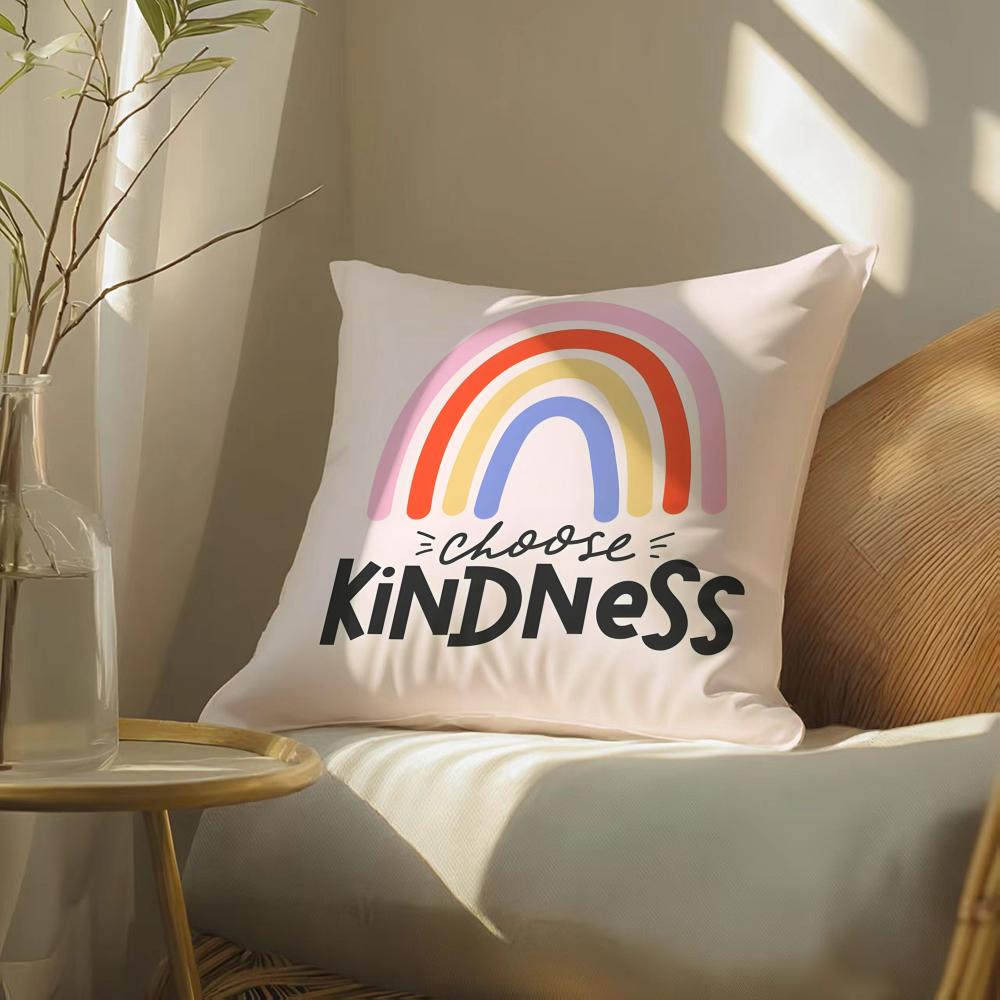 Cartoon Rainbow For Childrens Sleep Companion Pillow Case Pattern Printed Pillowcase For Living Room Sofa Cushion Cover