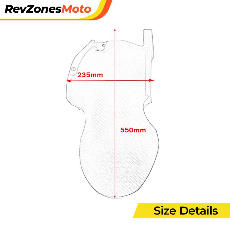 Motorcycle Rear Fender Cover Protector for BMW C400X C400GT 2019 2020 2021 VOGE SR4 MAX350 Motorcycle Mudguards