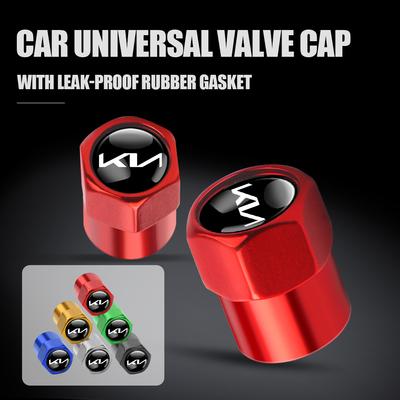 3D Styling Car Valve Caps Wheel Tires Air Tyre Stem Protective Cover For Sportage 3 Rio K2 Ceed Carnival Picanto Soul EV6 Snpwz70