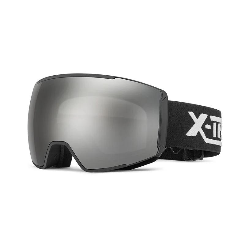 New Sport Snowboard Eyewear Anti Fog Straps Magnetic Lens Ski Snowboard Glasses