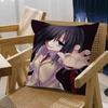 Anime Cartoon K-Kuroki T-Tomoko Cushion Cover Car Throw Pillow Case For Sofa Car Christmas Gift 40x40cm 45x45cm
