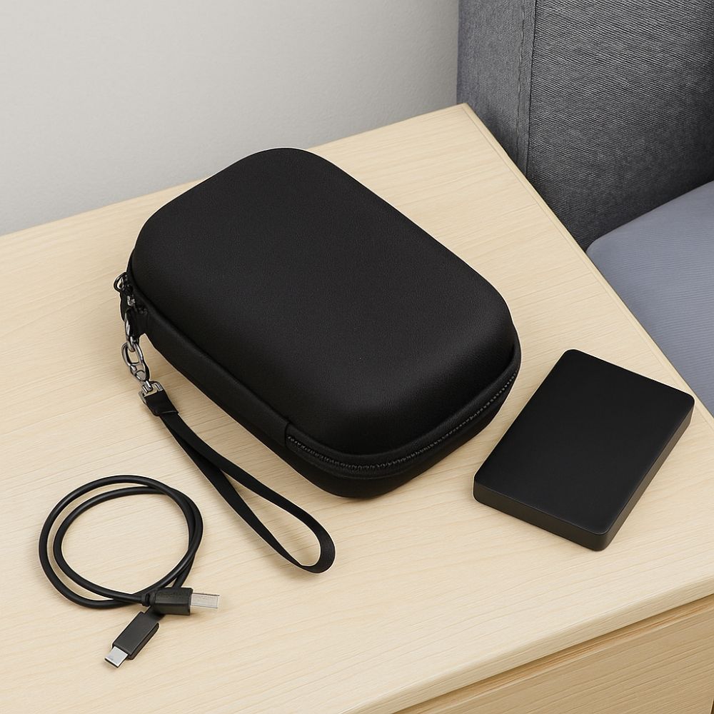 Portable Travel Organizer Double Layered Bag Organizer Digital Accessories Storage Bag  Outdoor
