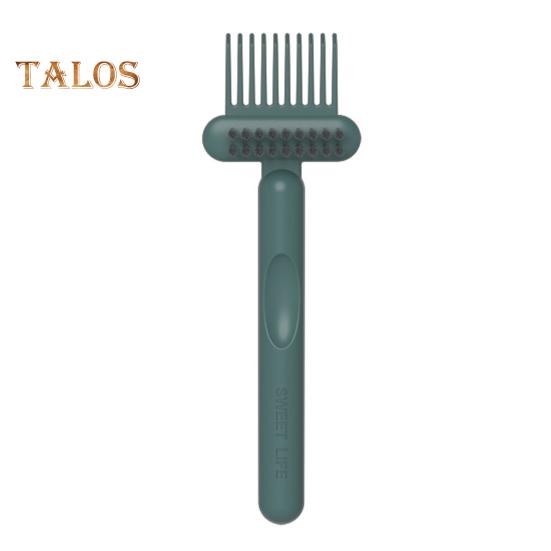 Doppelzweck-Reinigungsbürste, Kammreiniger, Entfernungswerkzeug, kleines tragbares Design, ergonomischer Griff, 2-in-1-Bürstenkammreiniger