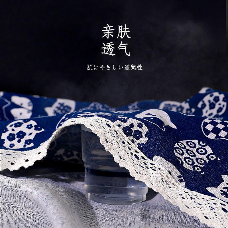 Cotton and Linen Tablecloth Fabric Net Red Girl Heart Plaid Desk Mat Rectangular Small Fresh Coffee Table Mat Table Cloth