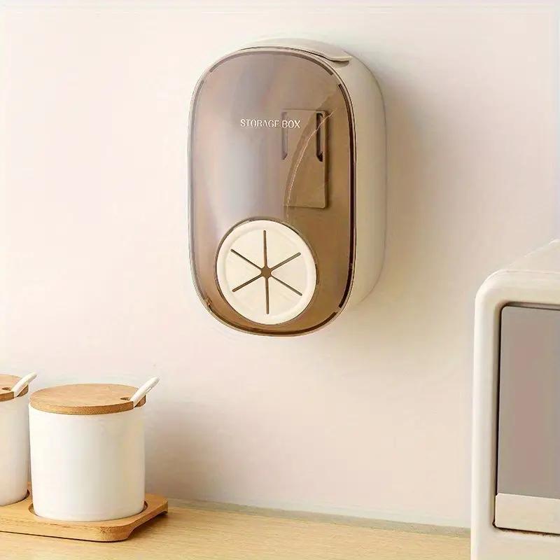 Household Disposable Plastic Wrap Storage Box Plastic Wrap Storage Box Free of Punching Wall-mounted Removable Kitchen Use