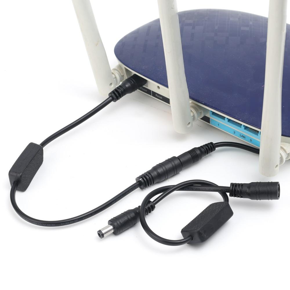 1-2Pcs Router Reboot Cable Rebooting Device WiFi Auto Restarter Timing 24H Power-Off Reset Controller Optical Modem Reboot Cable