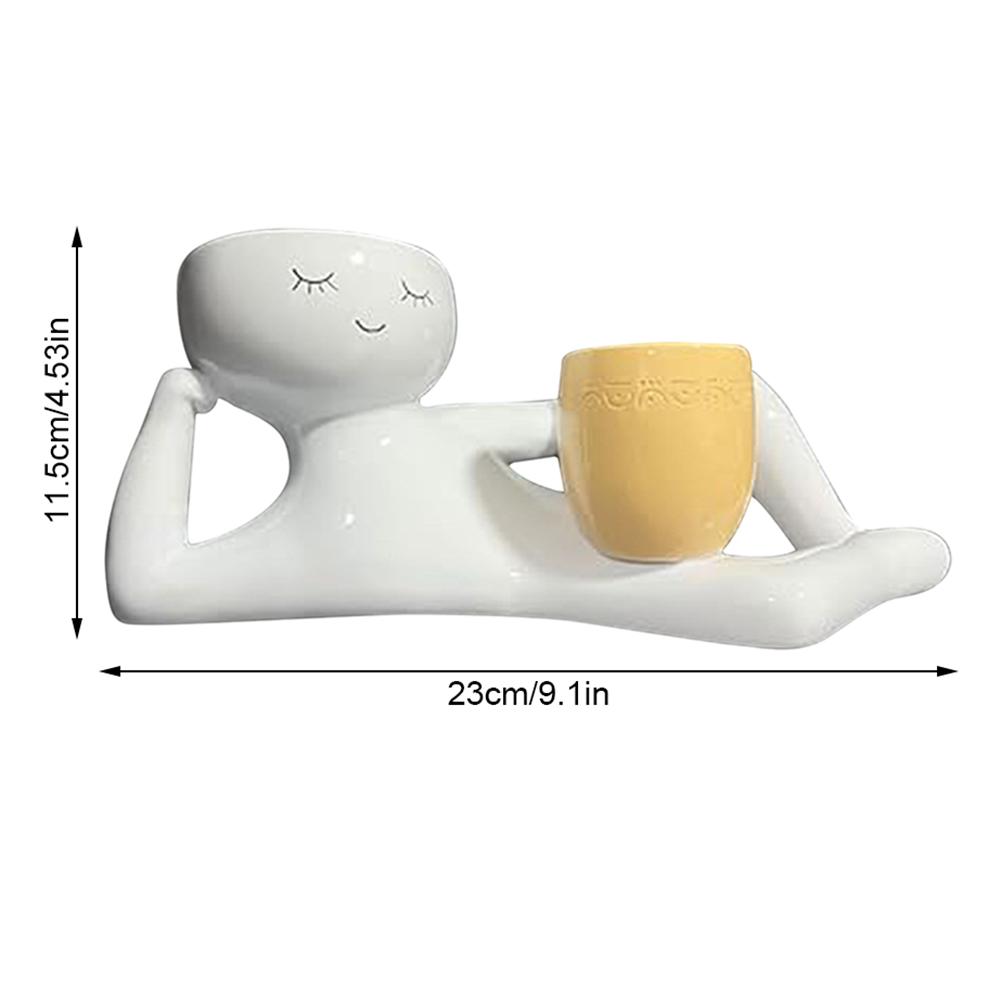 Creative Flowerpot Succulent Planter Flower Pot Cute Face Plant Pot Small Succulent Planter For Small Decorative Houseplants