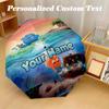 Amazing World of Gumball 8 Rib Auto Folding Umbrella, Personalized Custom Name Text