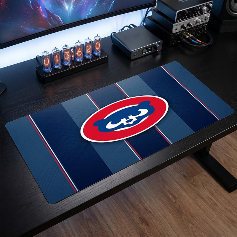 Chicago Cubs Pattern Mousepad Anti?Slip Rubber Desk Pad For Gaming Working Desktop Decoration