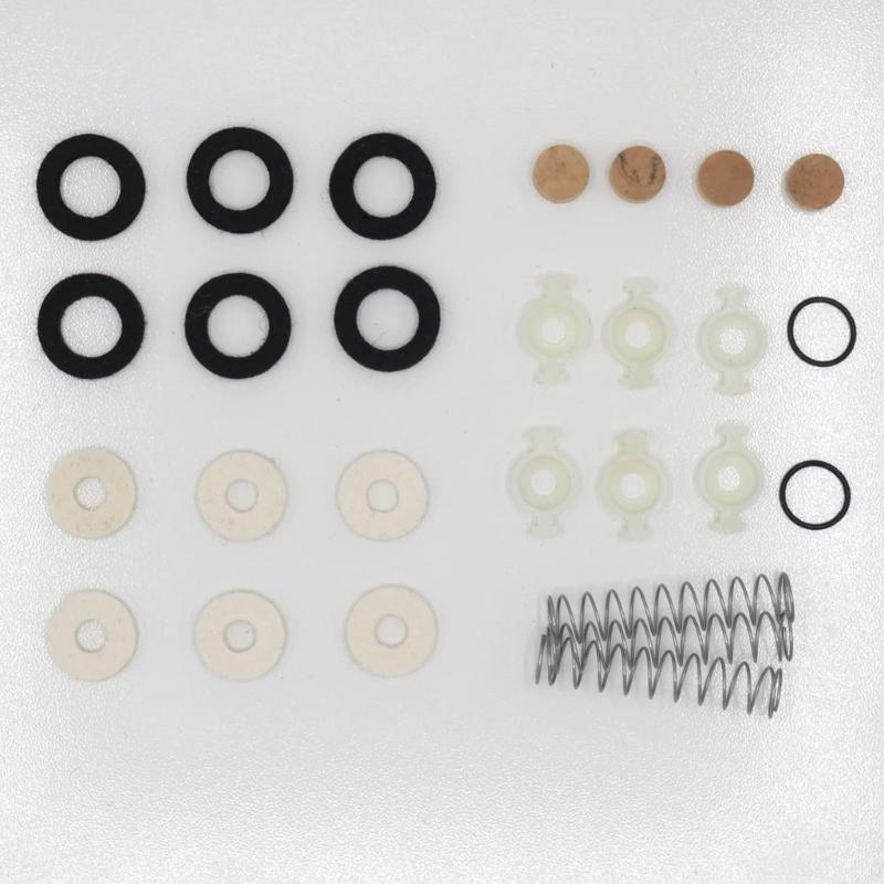 27 Piece Cornet and Trumpet Repair Parts Set with Spring Pieces, Felt Washers, Sealing Washers and Guide Components for Home and School Band Service