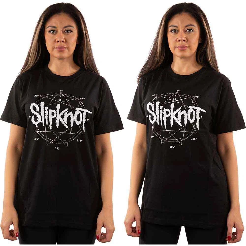 Slipknot Diamante Logo Star Short Sleeve Mens T-Shirt Black XX-Large M