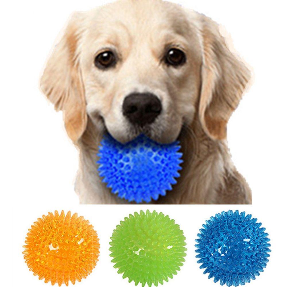 Puppy Chew Toys Cleans Teeth Dog Toys Hedgehog Ball Dog Balls Interactive Toys Spikey Balls
