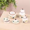 1Setul 1:12 Păpușă Miniatură Ceramică Cutie Condimente Borcan Depozitare Model Bucătărie Decor Jucărie Accesorii Casă de Păpuși