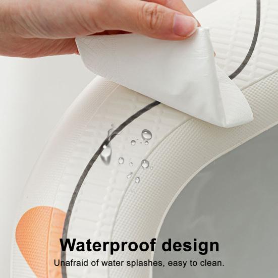 Toilet Seat with Exclusive Handle Easy to Clean EVA Waterproof Material Soft Cushion Cartoon Pattern Non-Slip Toilet Seat Pad