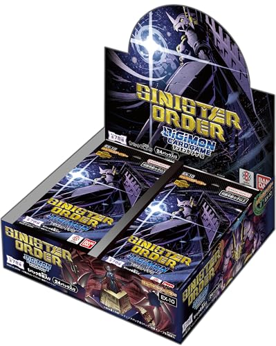 BANDAI Digimon Card Game Extra Booster SINISTER ORDER [EX-10] (BOX) 24 Packs