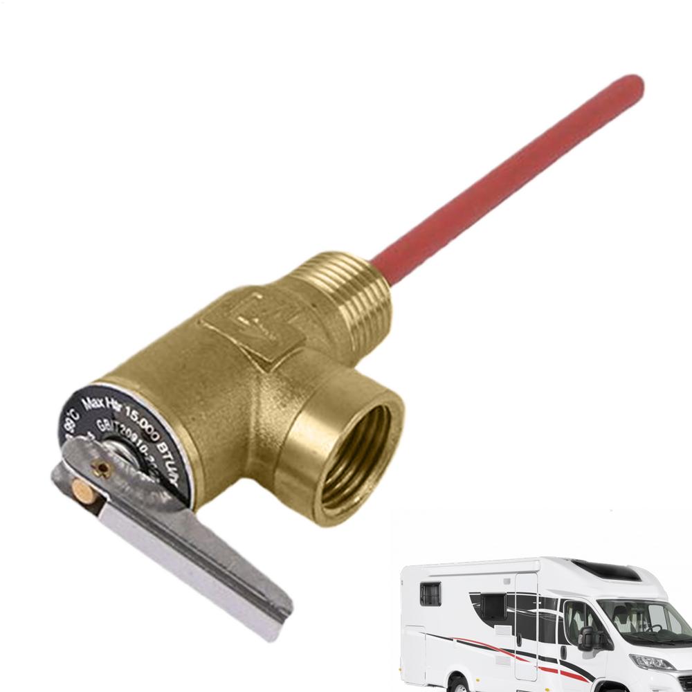 

Запобіжний клапан бака гарячої води, TPR-клапан з подовженим зондом для водонагрівача, котла, сантехніки, побутовий комерційний запобіжний клапан