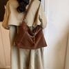 Solid Color Hobo Bag Fashion Tote Bag Trendy Ladies Crossbody Bag  Autumn and Winter
