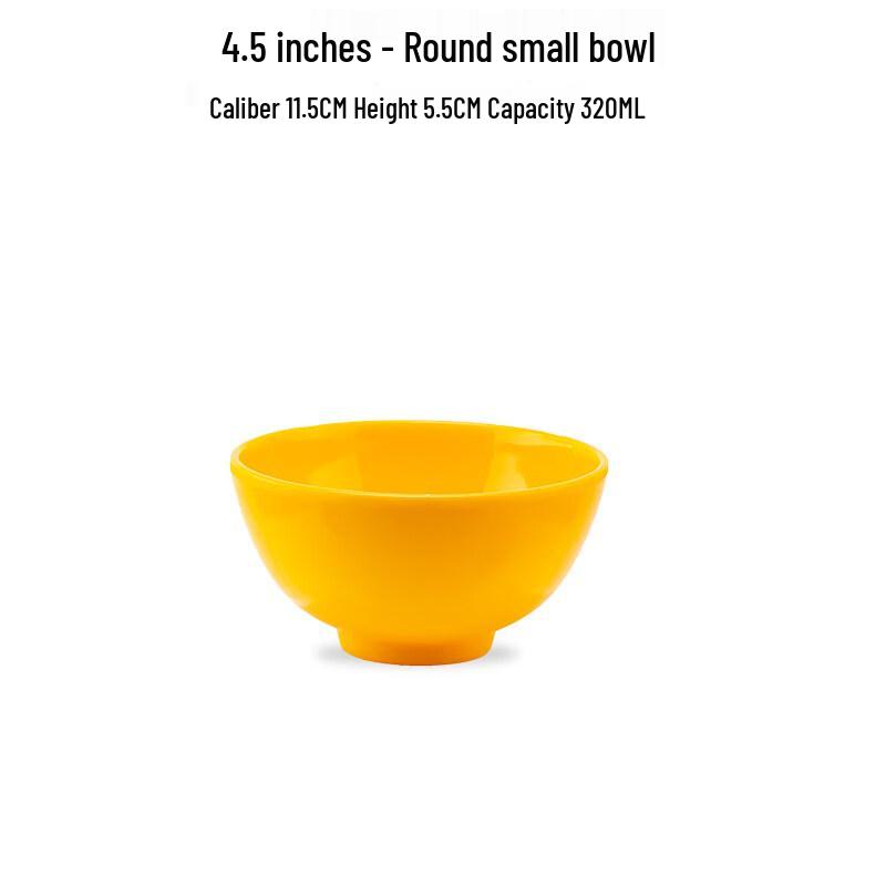 

4.5-inch Melamine Round Soup & Noodle Bowls (10-Pack)