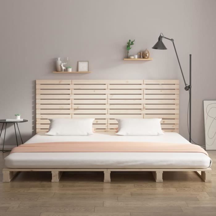 VidaXL Wall-mounted Headboard 166x3x91.5 Cm Solid Pine Wood 824698