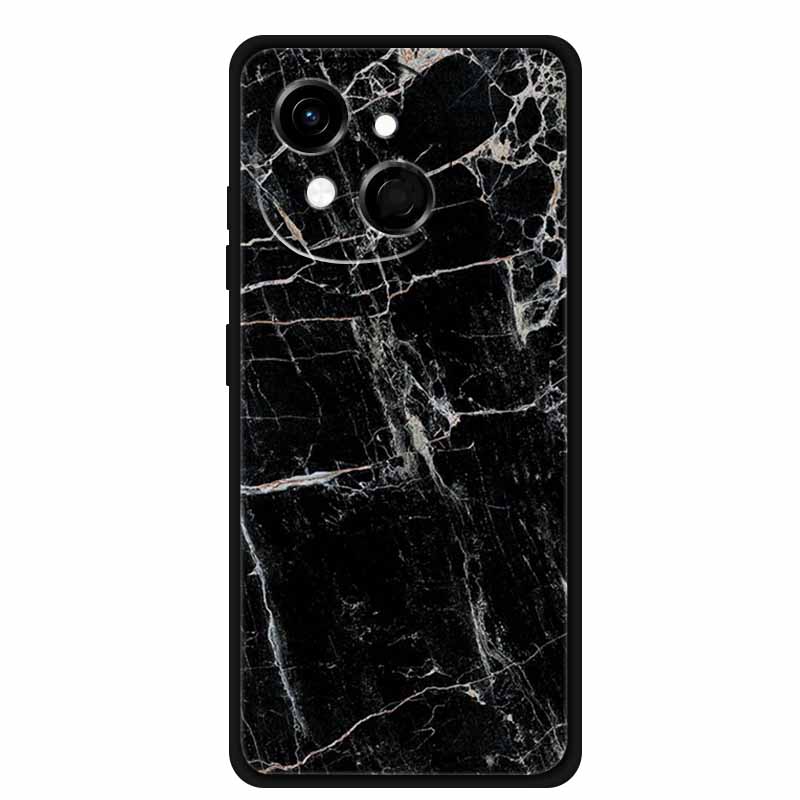 Black Silicone Case For Tecno Spark 40C Cases Wolf Luxury Protective Soft Back Cover For Tecno Pop 9 4G Case 6.67" Animal Fundas