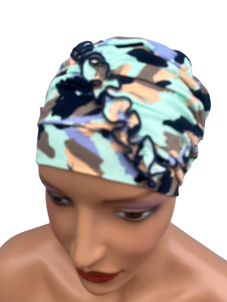 Turban Damski Kalina 443 Czapka Z Wiskozy Miły Także Po Chemioterapii