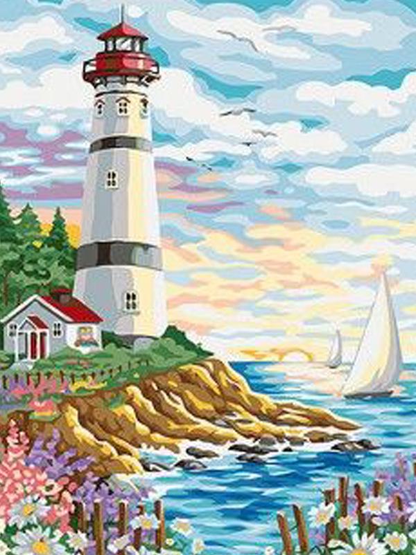 

Алмазная вышивка Пейзаж Алмазная картина Полный набор крестиков Вышивка Алмазная живопись Полный дрель 50*60cm