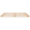 vidaXL Palettenbett 140x190 cm Massivholz Kiefer