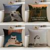 SSilly AnimalsS Cushion Cover Pcs Soft Decorative Square Cushion Covers X X Pillowcases for Sofa Couch Home Bedroom