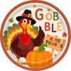 Thanksgiving Cartoon Turkey Maple Leaf Party Paper Plates Napkins Cups Disposable Tableware Set for Holiday Gatherings