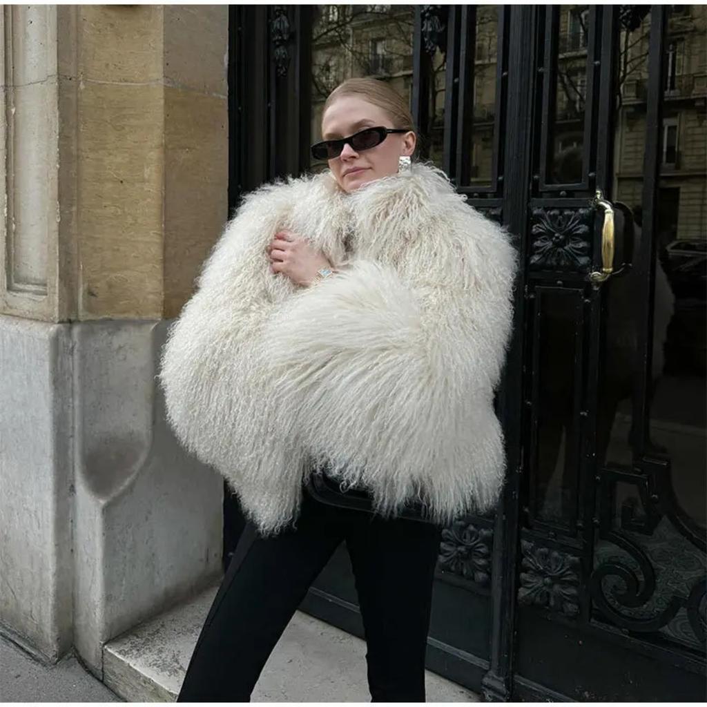 Imitation Short Beach Wool Women Fox Fur Coat New Autumn Winter Warm Fur Coat Faux Temperament Elegance Women for Coat