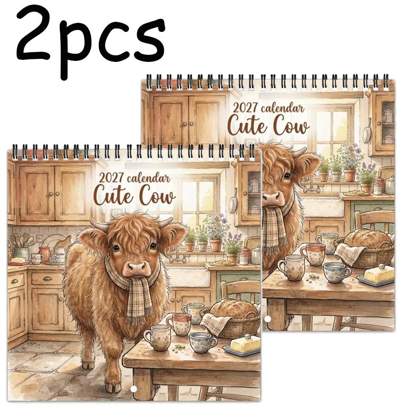 Cute Cow Kitchen Scene 2027 Wall