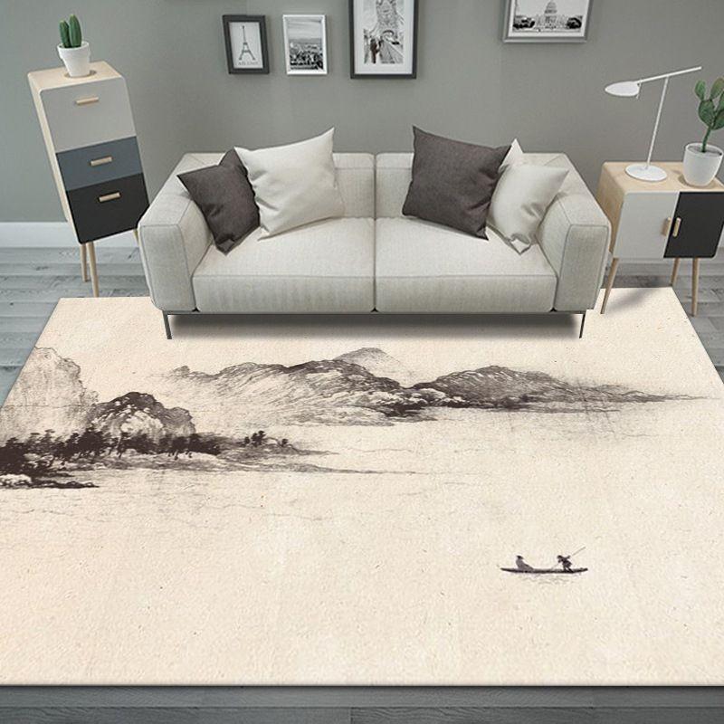 Traditional Chinese Painting CARPET FOR LIVE ROOM Big Size 200x300 Area Rug for Bedroom Decoration Coffee Tables Mat Non-slip