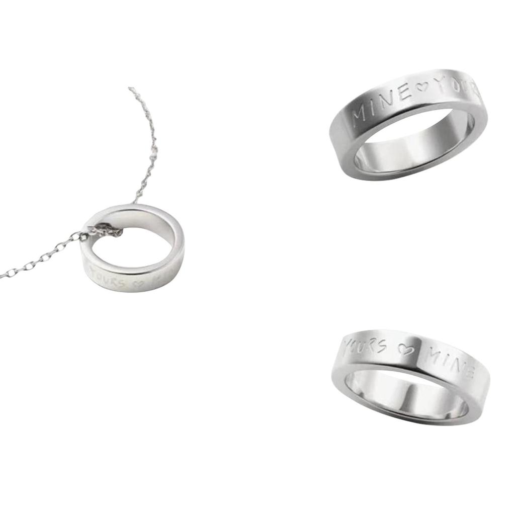 Kpop Idol ENHYPEN Ring Necklace, Ring Necklace Gift, Fan Gift, Birthday Gift(Ring + Necklace)