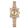 Retro High-Value Women'S Quartz Watch Medieval Exquisite Small Square Plate Women'S Watch Light Luxury Waterproof Women'S Watch