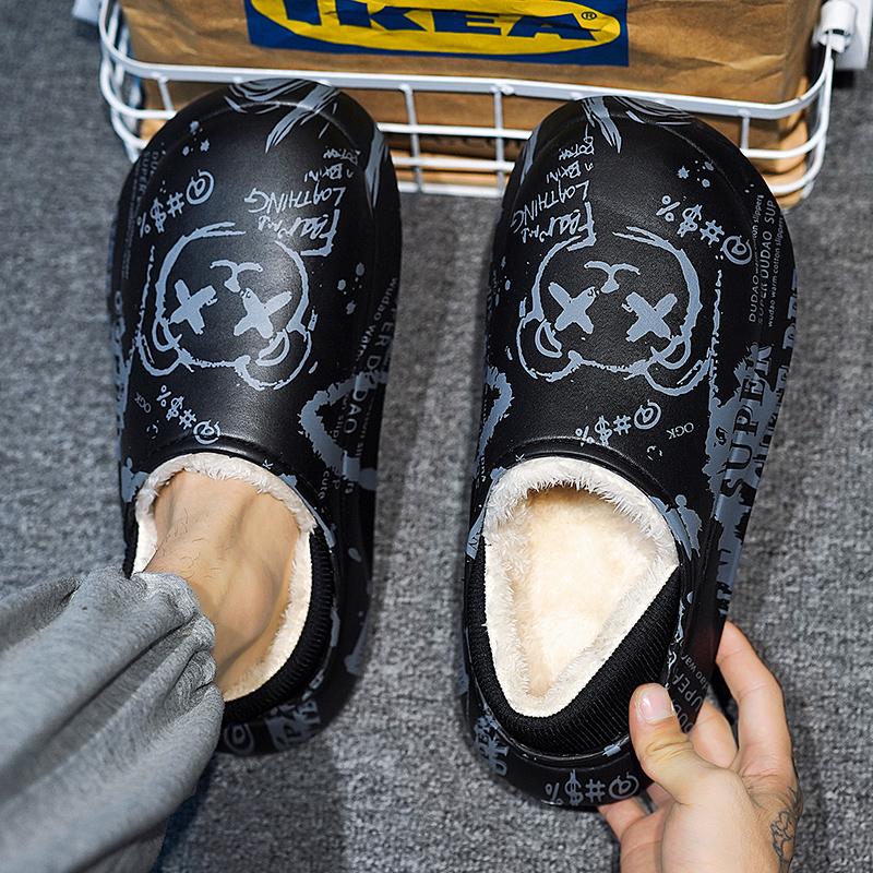 Зимняя пара плюс бархат теплые хлопковые туфли ленивые туфли повседневная мода плюс — фото 16