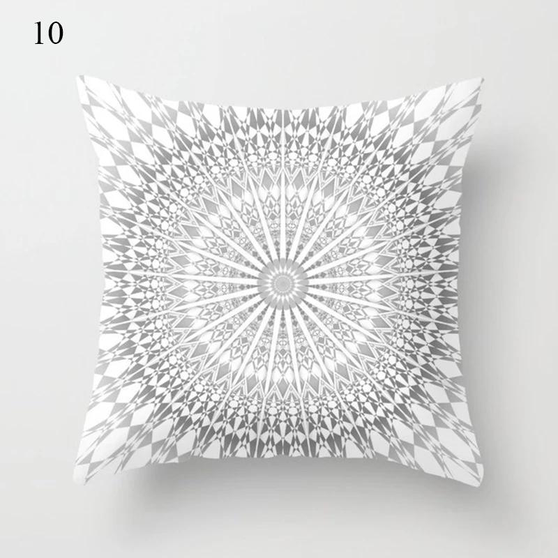 Grey series family pillowcase square  home office cushion cover