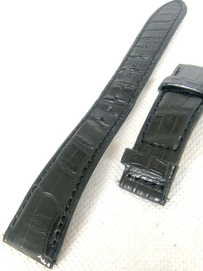 [GEBRAUCHT] Bandanstoßbreite ca. 20mm, Original Seiko Krokodillederarmband