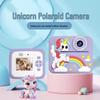 Dual-Lens Unicorn Kids' Camera with Thermal Printing