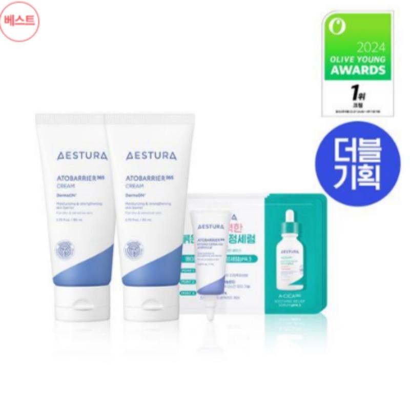 

Astra Atobarrier365 Крем 80 мл Двойной набор (+ Ампула Cera-Hyal 7 мл + Сыворотка Acica 3 мл)