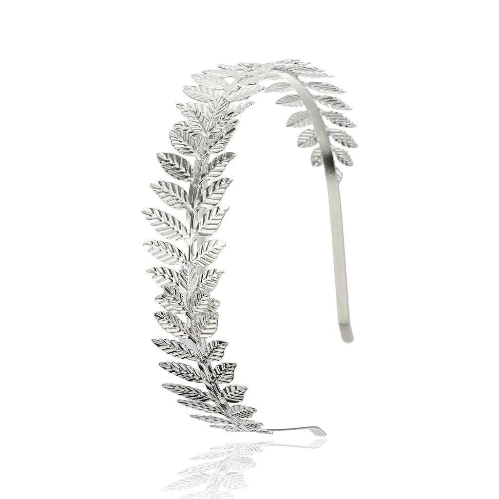 Kashi Tong Baroque Leaf Headband: European & American Bridal Hair Accessories Gift