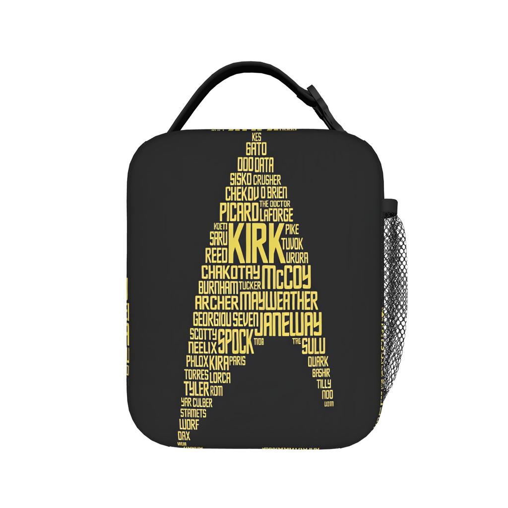 S-Star T-Trek Ship Movie Lunch Bag For Child Print Lunch Box Leisure Travel Cooler Bag Portable Oxford Thermal Lunch Bags