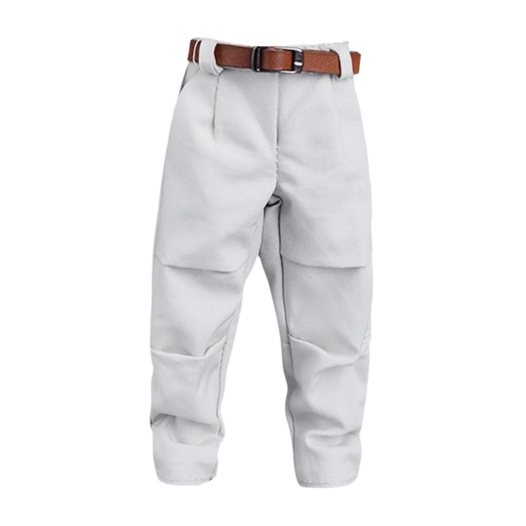 1/12 Doll Pants And Belt, , Action Figures Clothing, for 6 '' Male Costume
