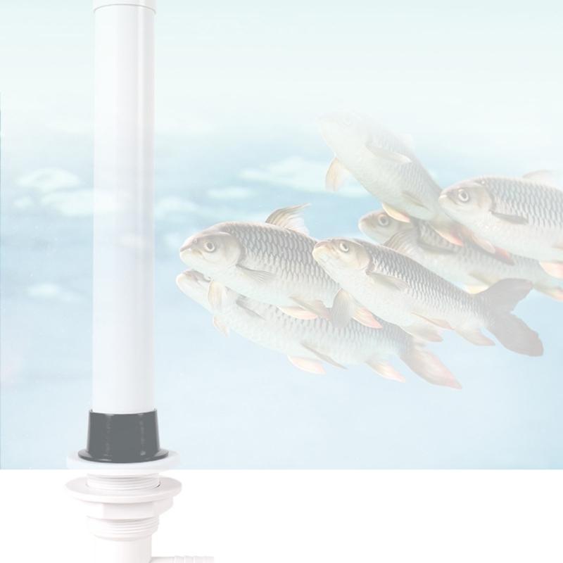 Efficient Marine Overflow Drain Tube Hose Easy Installation Designed For 1-1/2 Inch Thru Hulls In Fishing Applications