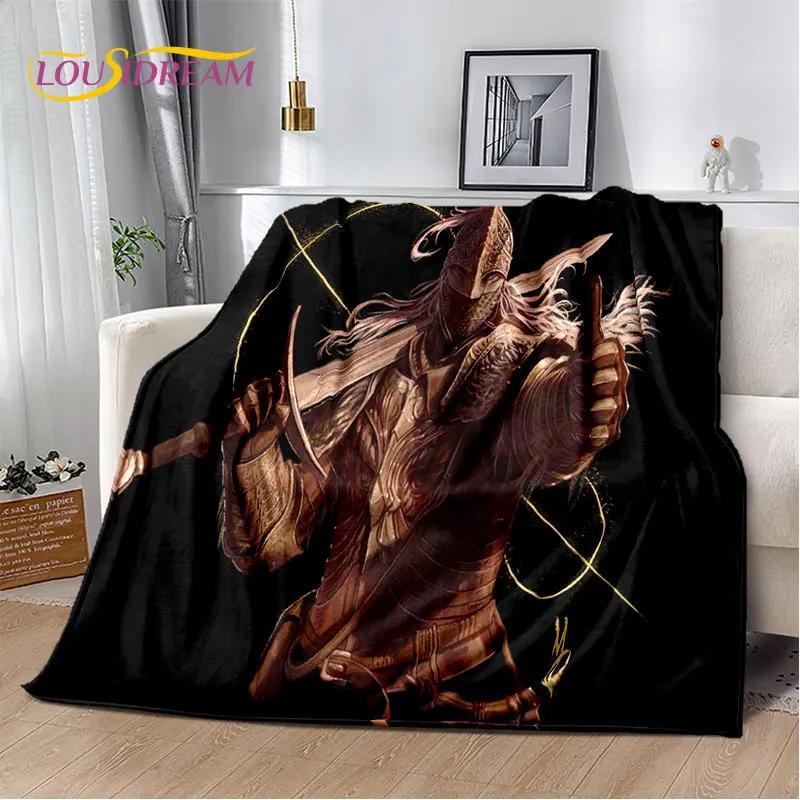 

Elden Ring Game Gamer 3D Printed Soft Plush Blanket,Flannel Blanket Throw Blanket for Living Room Bedroom Bed Sofa Picnic Cover 75x90cm