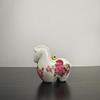 Guochao Ceramic Wealth Ornament for Living Room, Office, or Wine Cabinet Decor