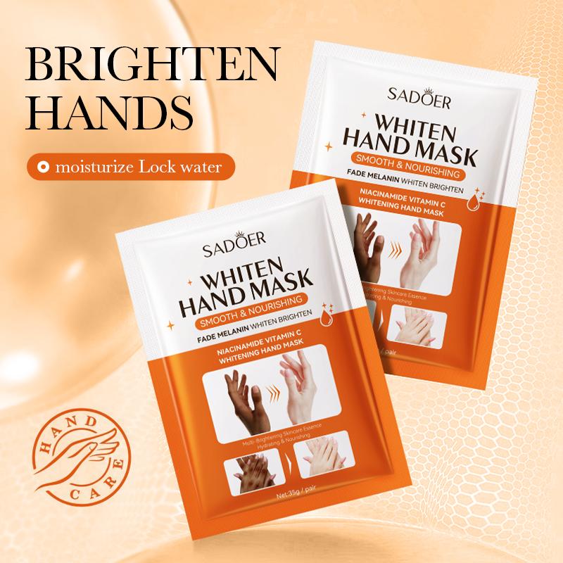 1/3/5 Pcs Niacinamide Hand Mask Hands Peel Barb Repair Moisturizing Nourishing Brightening Hand Gloves Hands Skin Care