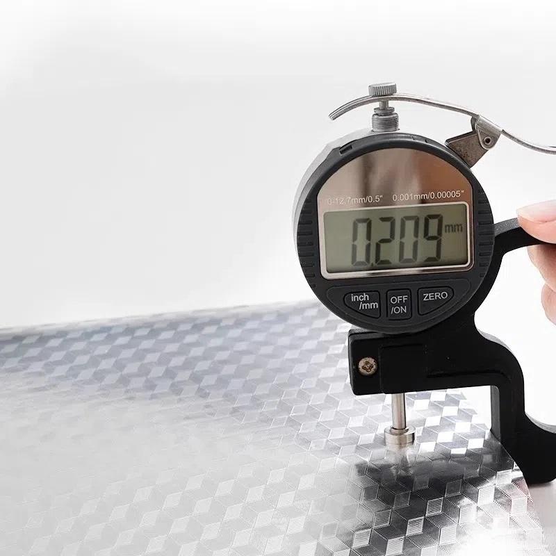 Armadio Resistente all'Olio e al Fuoco ad Alta Temperatura Carta da Parati Autoadesiva Impermeabile e Resistente all'Umidità Carta di Alluminio Foglio di Alluminio