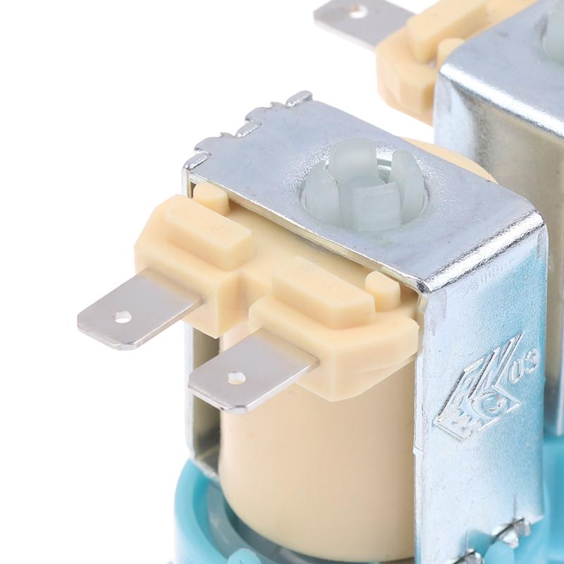1Pc DC62-00266E DC62-00233D Water Inlet Solenoid Valve AC 220-240V For Washing Machine Double Head Water Inlet Valve